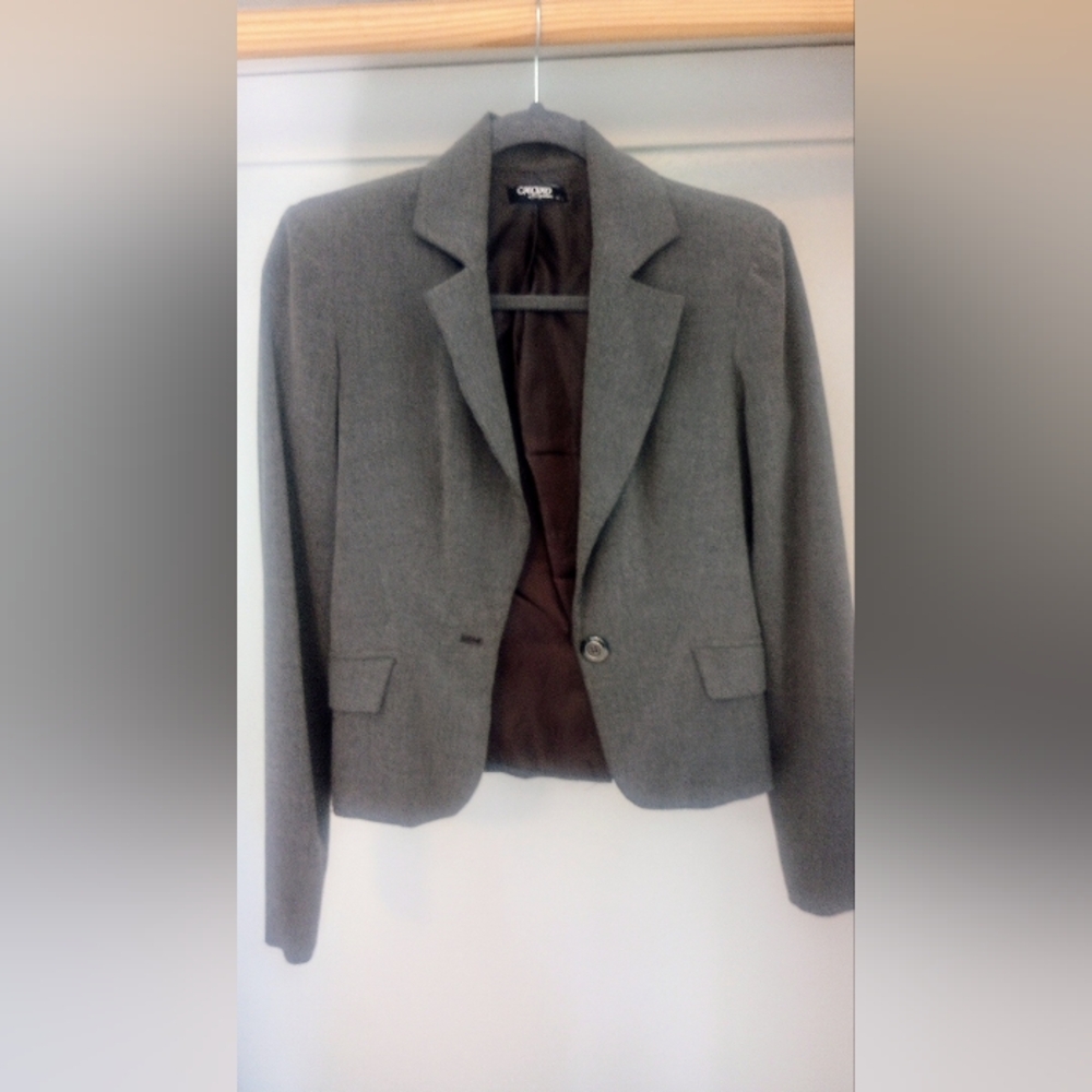 Xoxo signature gray blazer
